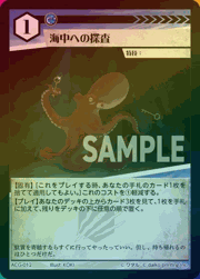 海中への探査（ラメ）