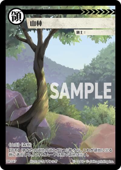山林（PR / クラウドファンディング返礼品PRカードパック）