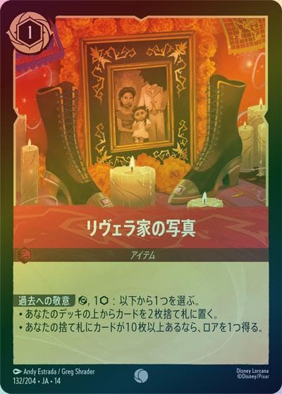 リヴェラ家の写真（DLCS14 132/204 コモン ホイル / ハイペリアシティ）