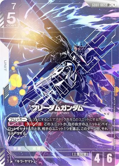 フリーダムガンダム（GD01 GD01-065 LR+ / ブースターパック Newtype Rising）