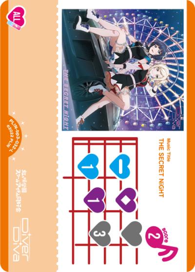 THE SECRET NiGHT（BP03 PL!N-bp3-032-L L / ブースターパック　夏、はじまる。 / ラブライブ！）
