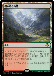 樹木茂る山麓/Wooded Foothills