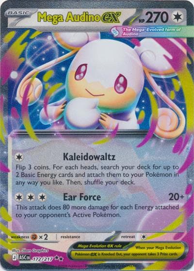 Mega Audino ex（ASC 172/217 Double Rare / Ascended Heroes / Mega）