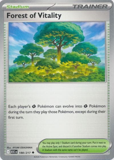 Forest of Vitality（ASC 188/217 Uncommon / Ascended Heroes / Mega）