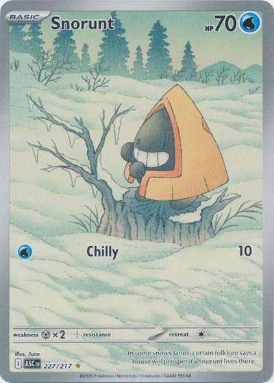 Snorunt（ASC 227/217 Illustration Rare / Ascended Heroes / Mega）