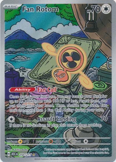 Fan Rotom（ASC 250/217 Illustration Rare / Ascended Heroes / Mega）