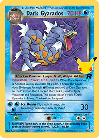 Dark Gyarados（Reverse Holo / Celebrations: Classic Collection）