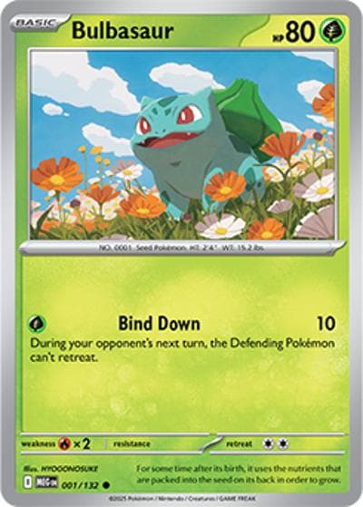 Bulbasaur（MEG 001/132 Common / Mega Evolution / Mega）