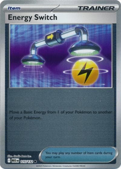Energy Switch（MEG 115/132 Reverse Holo / Mega Evolution / Mega）