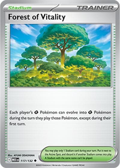 Forest of Vitality（MEG 117/132 Uncommon / Mega Evolution / Mega）