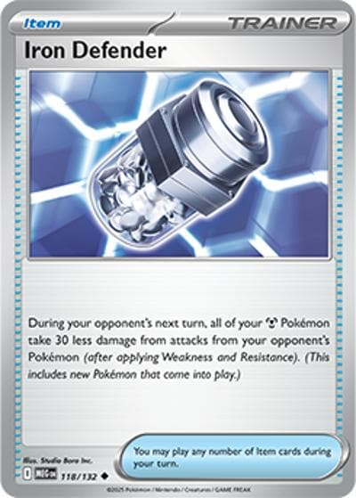 Iron Defender（MEG 118/132 Uncommon / Mega Evolution / Mega）