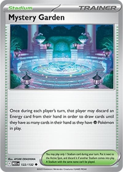 Mystery Garden（MEG 122/132 Uncommon / Mega Evolution / Mega）