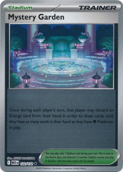 Mystery Garden（MEG 122/132 Reverse Holo / Mega Evolution / Mega）