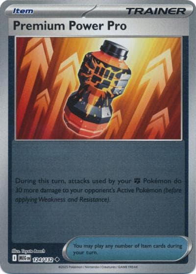 Premium Power Pro（MEG 124/132 Reverse Holo / Mega Evolution / Mega）