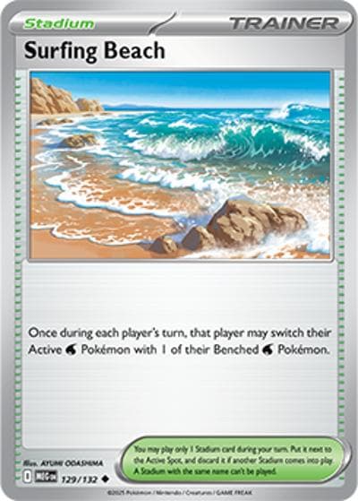 Surfing Beach（MEG 129/132 Uncommon / Mega Evolution / Mega）