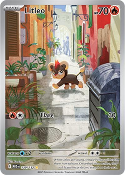 Litleo（MEG 139/132 Illustration Rare / Mega Evolution / Mega）