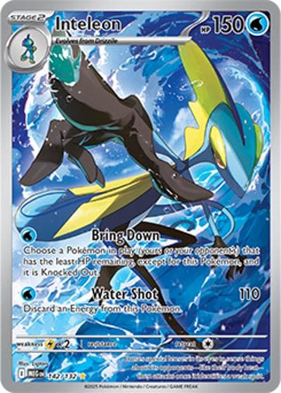 Inteleon（MEG 142/132 Illustration Rare / Mega Evolution / Mega）