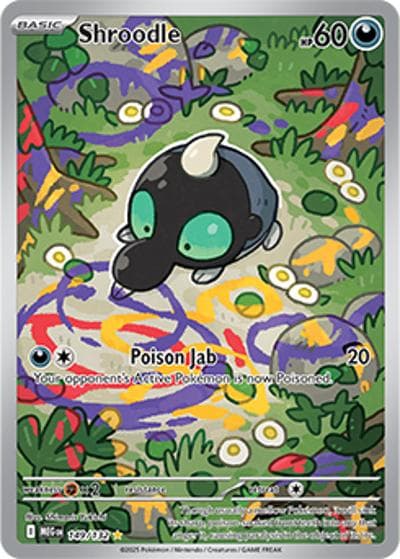 Shroodle（MEG 149/132 Illustration Rare / Mega Evolution / Mega）