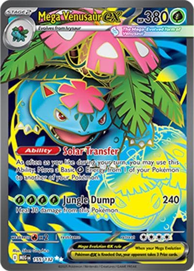 Mega Venusaur ex（MEG 155/132 Ultra Rare / Mega Evolution / Mega）
