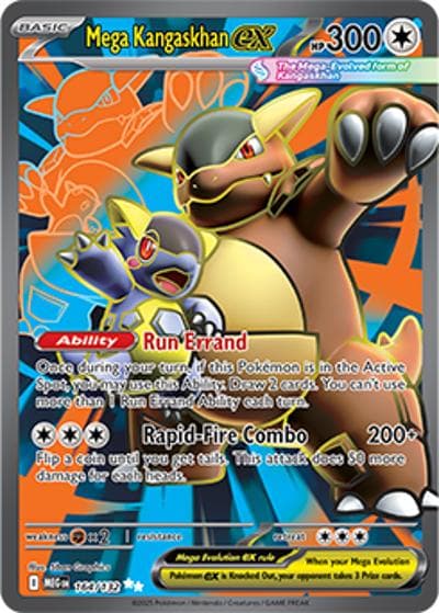 Mega Kangaskhan ex（MEG 164/132 Ultra Rare / Mega Evolution / Mega）