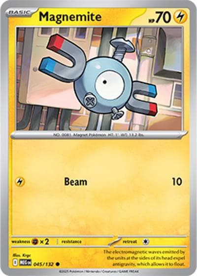 Magnemite（MEG 045/132 Common / Mega Evolution / Mega）
