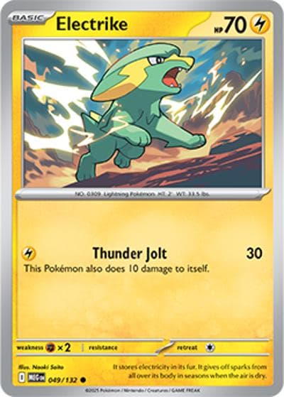 Electrike（MEG 049/132 Common / Mega Evolution / Mega）