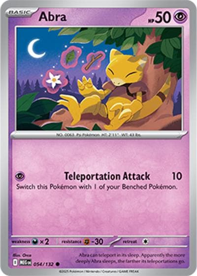 Abra（MEG 054/132 Common / Mega Evolution / Mega）