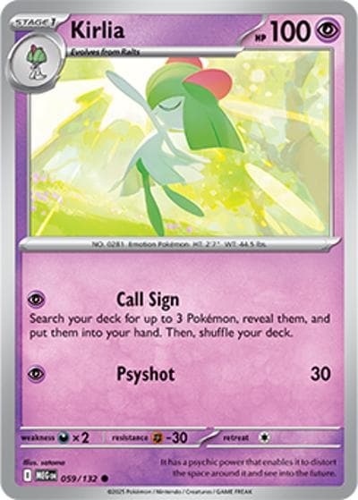 Kirlia（MEG 059/132 Common / Mega Evolution / Mega）