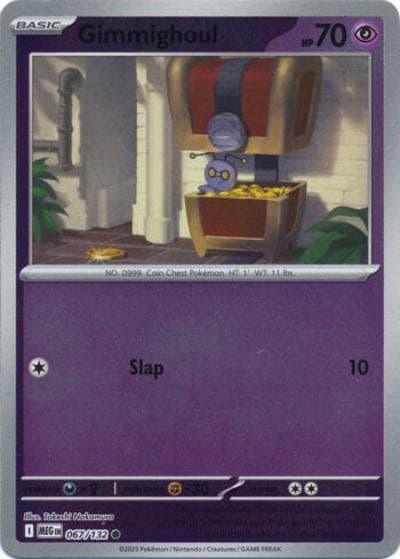 Gimmighoul（MEG 067/132 Reverse Holo / Mega Evolution / Mega）