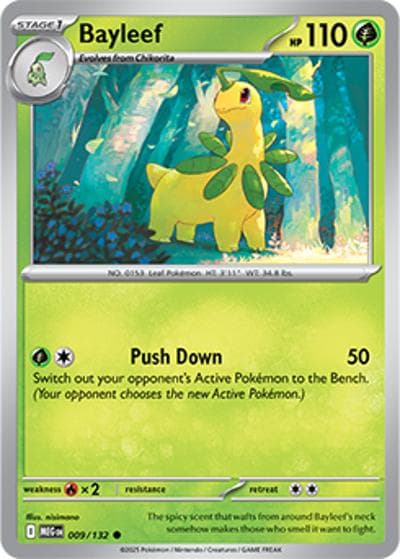 Bayleef（MEG 009/132 Common / Mega Evolution / Mega）