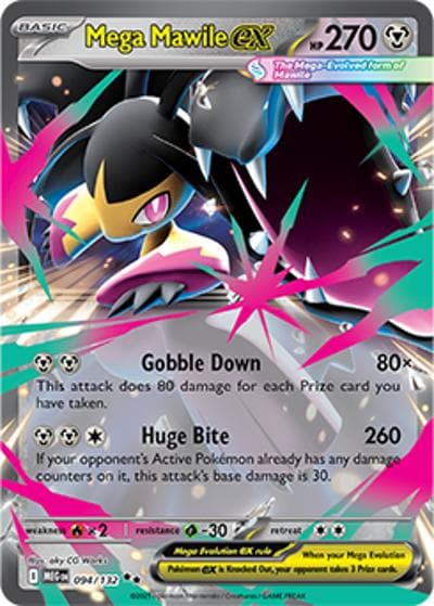 Mega Mawile ex（MEG 094/132 Double Rare / Mega Evolution / Mega）