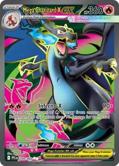 Mega Charizard X ex（PFL 109/094 Ultra Rare / Phantasmal Flames / Mega）