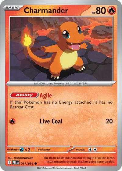 Charmander（PFL 011/094 Common / Phantasmal Flames / Mega）