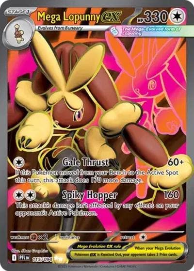 Mega Lopunny ex（PFL 115/094 Ultra Rare / Phantasmal Flames / Mega）