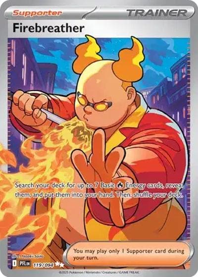 Firebreather（PFL 119/094 Ultra Rare / Phantasmal Flames / Mega）