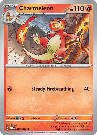 Charmeleon（PFL 012/094 Common / Phantasmal Flames / Mega）