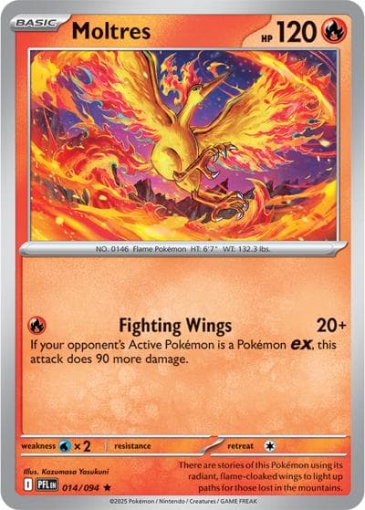 Moltres（PFL 014/094 Rare / Phantasmal Flames / Mega）