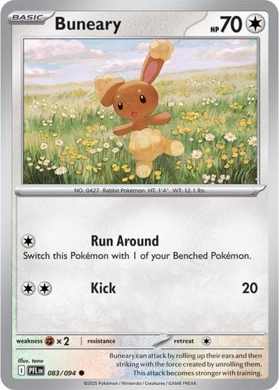 Buneary（PFL 083/094 Common / Phantasmal Flames / Mega）