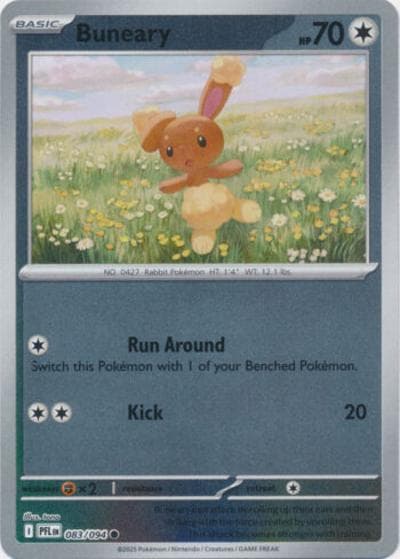 Buneary（PFL 083/094 Reverse Holo / Phantasmal Flames / Mega）
