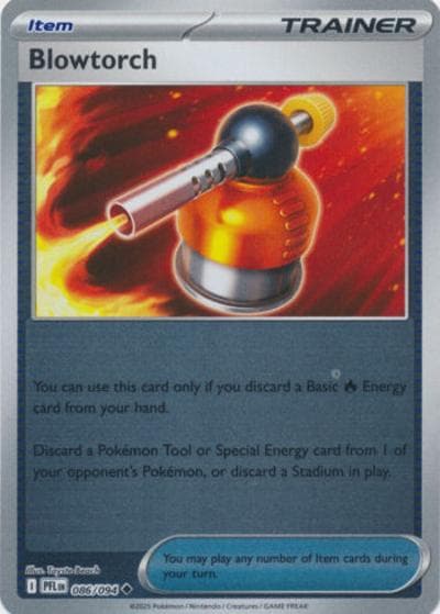 Blowtorch（PFL 086/094 Reverse Holo / Phantasmal Flames / Mega）