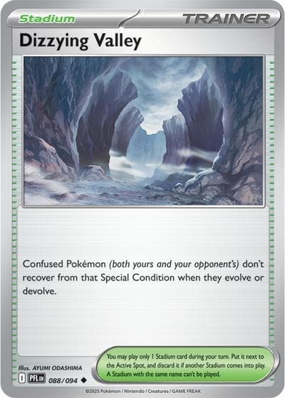Dizzying Valley（PFL 088/094 Uncommon / Phantasmal Flames / Mega）