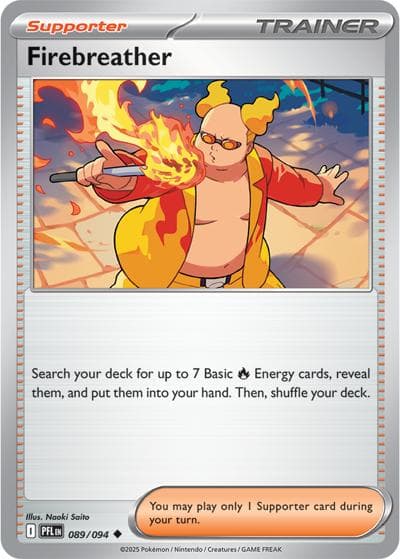 Firebreather（PFL 089/094 Uncommon / Phantasmal Flames / Mega）