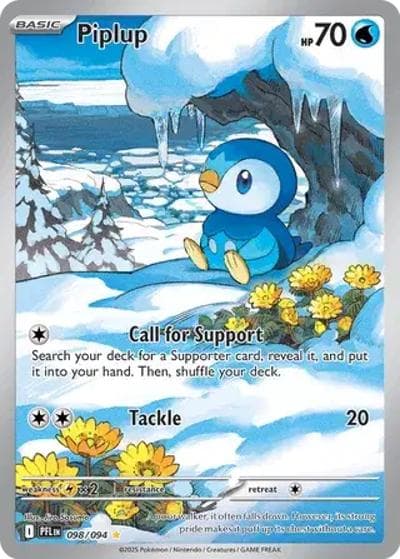 Piplup（PFL 098/094 Illustration Rare / Phantasmal Flames / Mega）