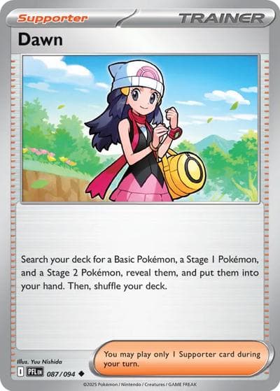 Dawn（PFL 087/094 Uncommon / Mega Battle Deck Mega Gengar ex / Mega）