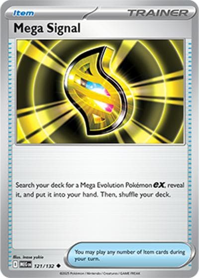 Mega Signal（MEG 121/132 Uncommon / Mega Battle Deck Mega Gengar ex / Mega）