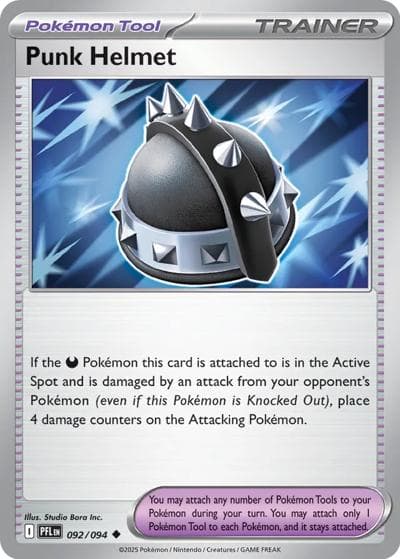 Punk Helmet（PFL 092/094 Uncommon / Mega Battle Deck Mega Gengar ex / Mega）