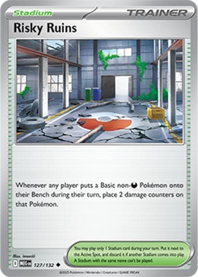 Risky Ruins（MEG 127/132 Uncommon / Mega Battle Deck Mega Gengar ex / Mega）