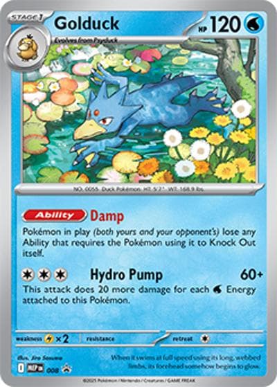 Golduck（MEPEN MEPEN008 Promo / Mega PROMO Cards / Mega）