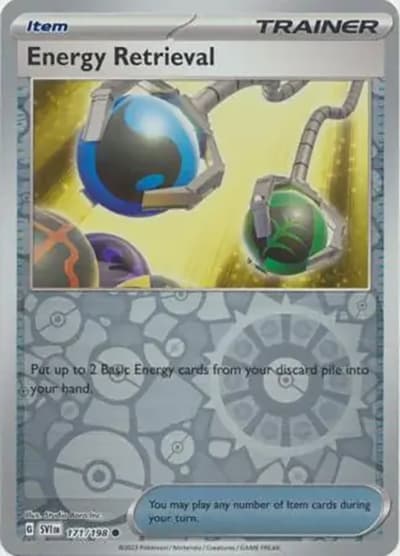 Energy Retrieval（SVI 171/198 Reverse Holo / Scarlet & Violet / Scarlet & Violet）