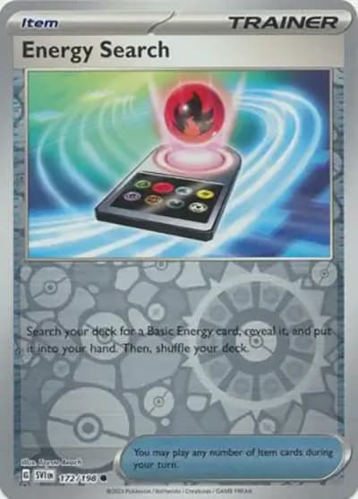Energy Search（SVI 172/198 Reverse Holo / Scarlet & Violet / Scarlet & Violet）